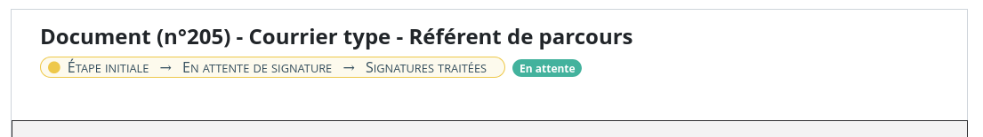 Exemple de mise en attente